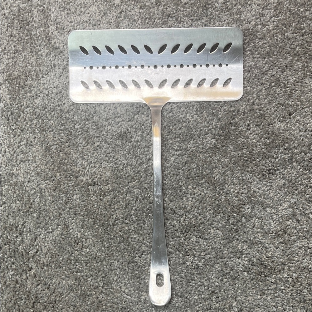 Amco 18/8 Stainless Steel Wide Slotted Fish Spatula